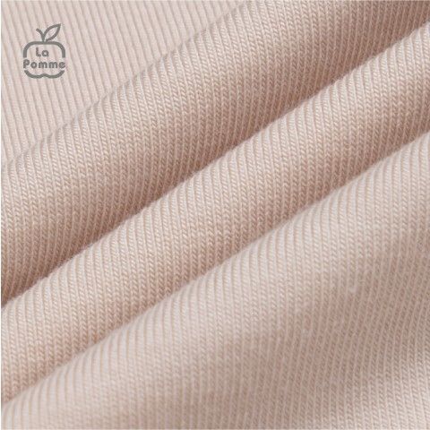  Bộ cộc tay La Pomme polo mầm cây - Nâu be 