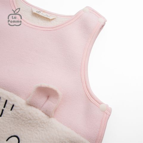  Áo Gile Fur La Pomme Baby Bear - Hồng 