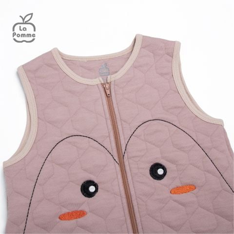  Túi ngủ sơ sinh La Pomme kín chân - Vàng 