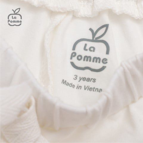  Bộ cộc tay La Pomme polo cổ ren - Hồng 