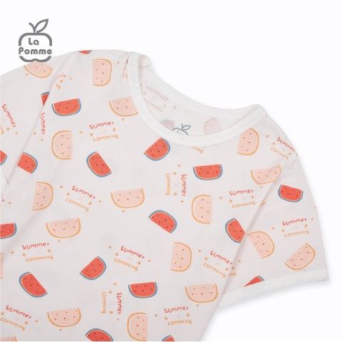  Bộ cộc tay La Pomme Sweet Pattern - Sóc nhỏ 