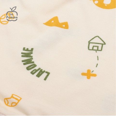  Bộ dài tay La Pomme cúc lệch Koala tinh nghịch - Ghi 