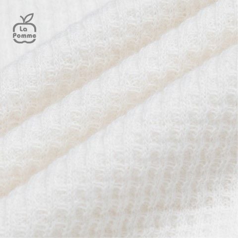  Bộ Cộc Tay La Pomme Thợ làm vườn gấu nâu - Trắng kem 