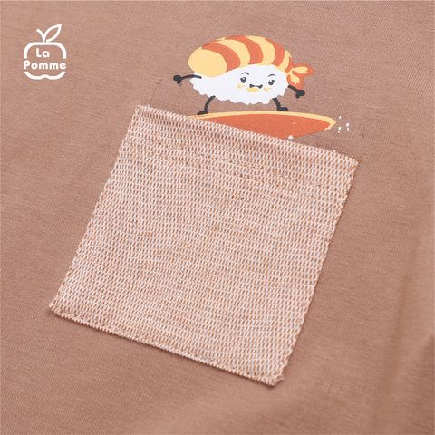  Bộ dài tay La Pomme Sushi Surf - Nâu 