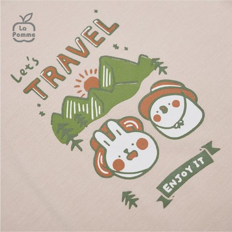  Bộ cộc tay La Pomme chuyến dã ngoại mùa hè - Cam 