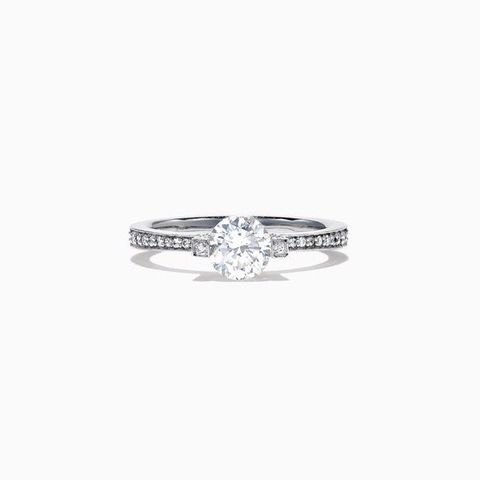  White Gold Diamond Solitaire Ring 