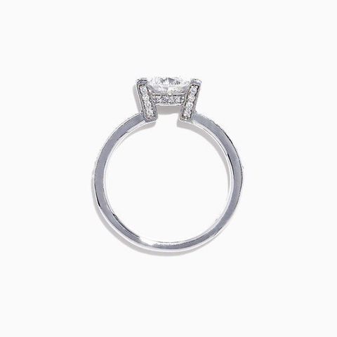  White Gold Diamond Solitaire Ring 