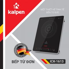 Bếp điện từ đơn cảm ứng Kalpen ICK-1613 2200W - Tặng kèm nồi lẩu inox 28cm