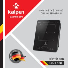 Bếp điện từ đơn cảm ứng Kalpen ICK-1668 2200W - Hàng chính hãng - Bảo hành 24 tháng