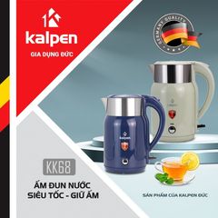 Bình đun nước siêu tốc, giữ ấm Kalpen KK68 1800ml 2200W - Hàng chính hãng - Bảo hành 24 tháng