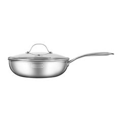 Chảo xào Inox cao cấp 3 lớp đáy liền Elmich TriMax EL-3796 26cm