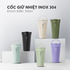 Ly giữ nhiệt cao cấp inox 304 Elmich EL-8380 dung tích 510ml