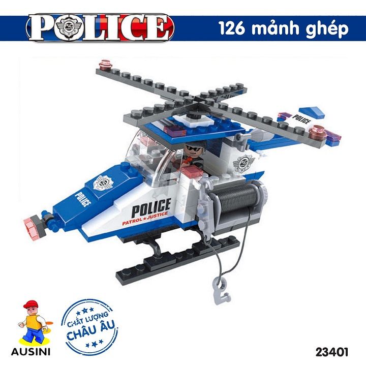 Lắp ráp lego - Mô hình sở cảnh sát Ausini No. 23401