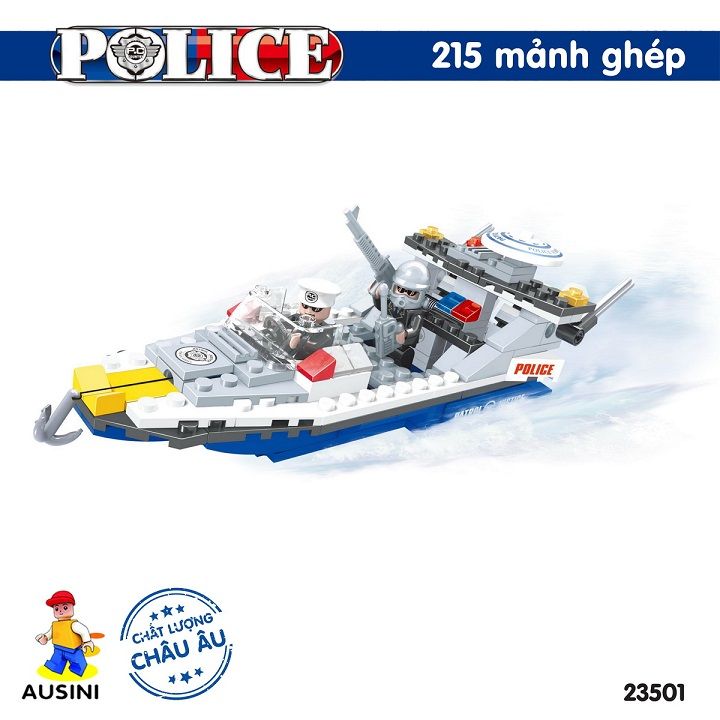 Lắp ráp lego - Sở cảnh sát Ausini No. 23501