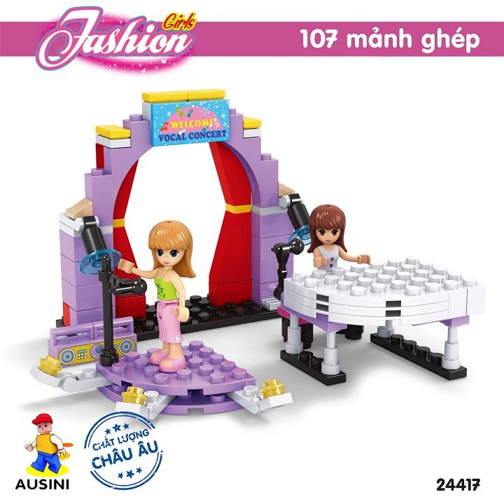 Lắp ráp lego - Thời trang sành điệu Ausini No. 24417