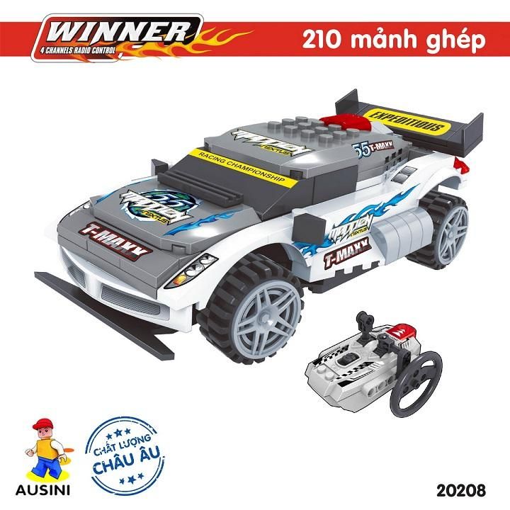 Lắp ráp lego - Xe đua điều khiển Ausini No. 20208