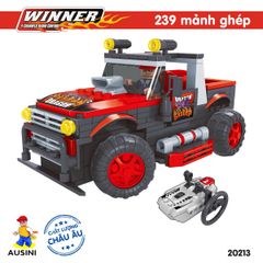 Lắp ráp lego - Xe đua điều khiển Ausini No. 20213