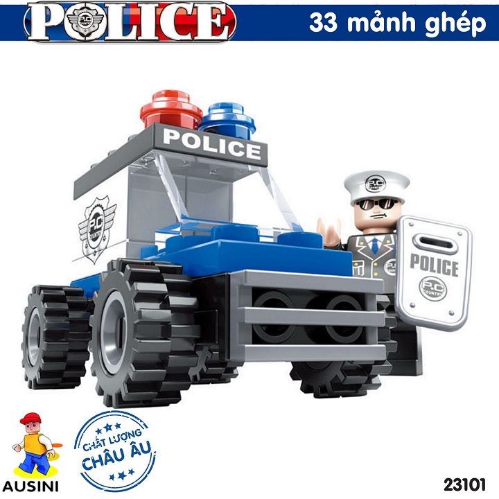 Lắp ráp lego - Mô hình sở cảnh sát Ausini No. 23201