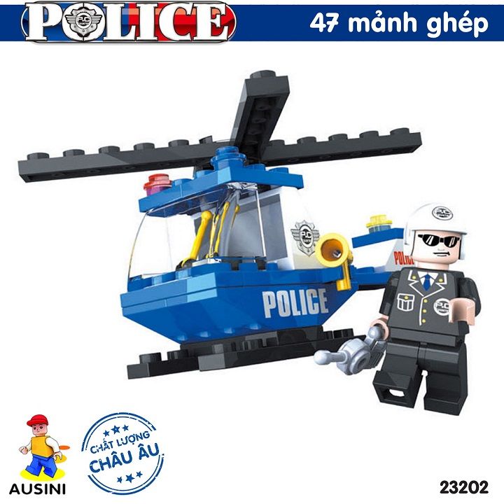 Lắp ráp lego - Mô hình sở cảnh sát Ausini No. 23202