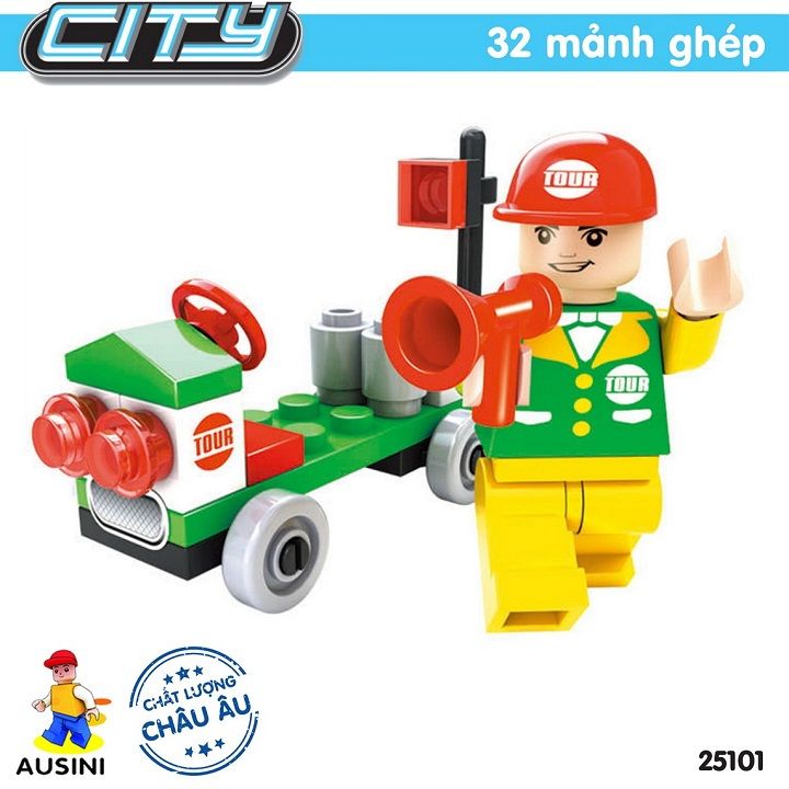 Lắp ráp lego - Mô hình thành phố hiện đại Ausini No. 25101