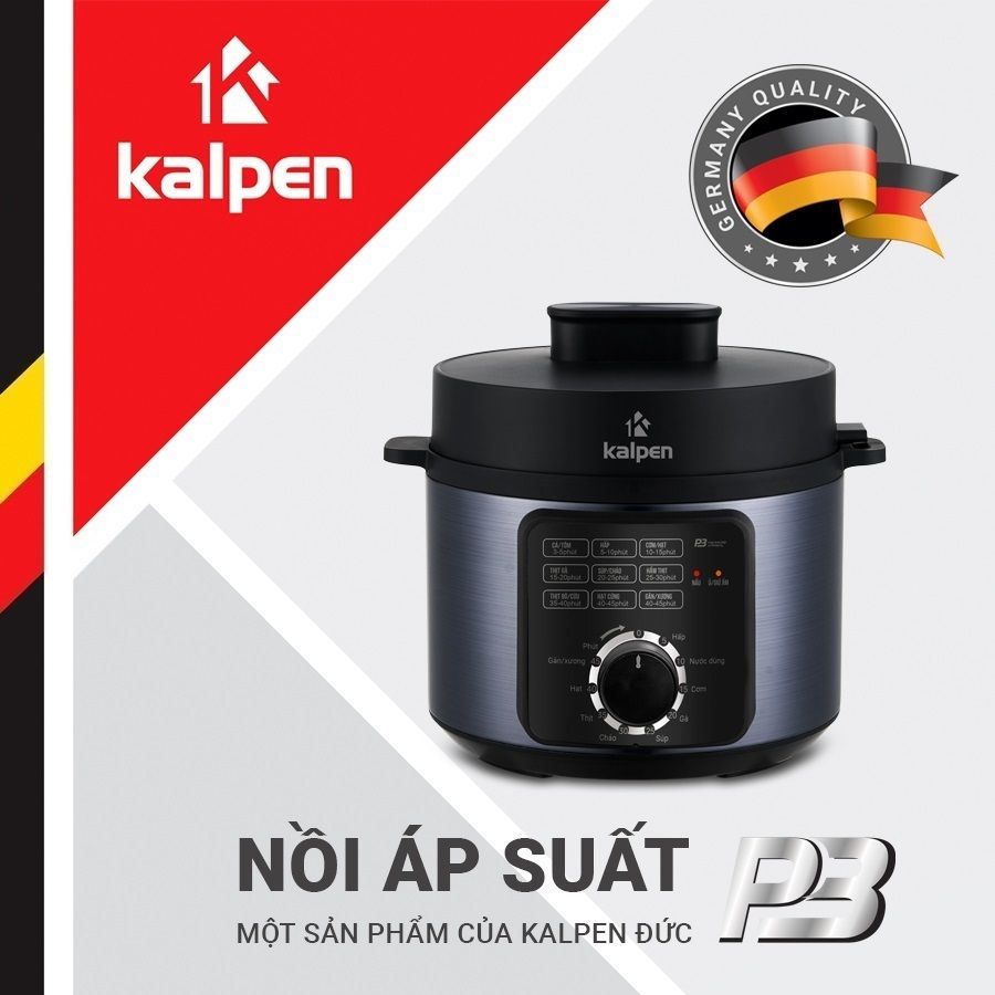 Nồi áp suất điện Kalpen P3 thể tích 4L 900W