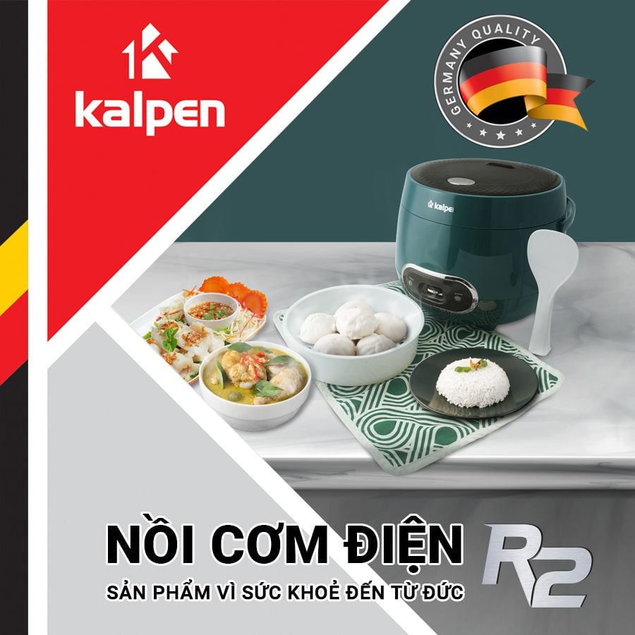 Nồi cơm điện cao cấp Kalpen R2 1.2L 500W