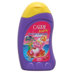 Sữa tắm gội toàn thân Carrie Junior 2 trong 1 hương Cherry chai 280g