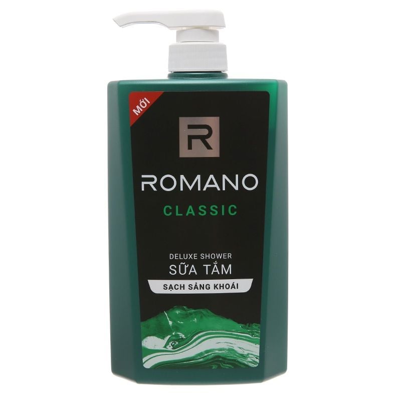 Sữa tắm nước hoa Romano Classic sạch sảng khoái 650g