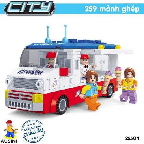 Lắp ráp lego - Mô hình thành phố hiện đại Ausini No. 25504