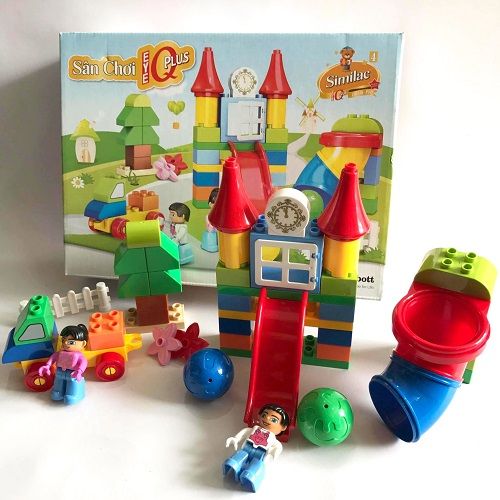 Lắp ráp lego - Mô hình sân chơi Similac IQ