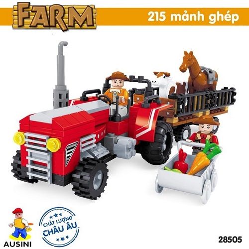 Lắp ráp lego - Mô hình nông trại vui vẽ Ausini No. 28505