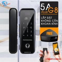 Khóa điện tử cửa kính cường lực SA 5AG8