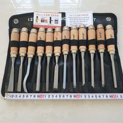 Bộ đục gỗ mỹ nghệ - 12 món