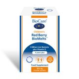 Biocare Red Berry Biomelts 28 sachets - Men vi sinh Biocare vị Berry cho bé từ 3 tuổi trở lên.