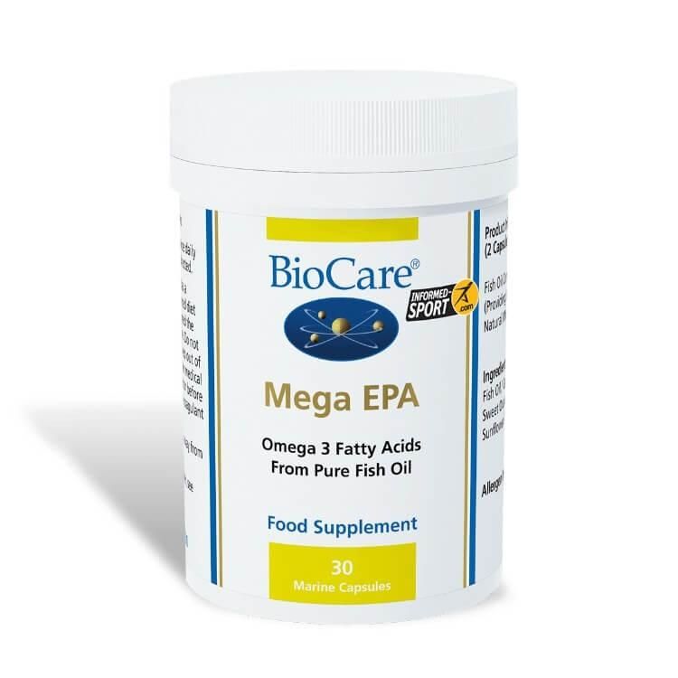 Image result for Dầu cá bổ sung DHA, EPA Biocare Mega EPA 60 viên