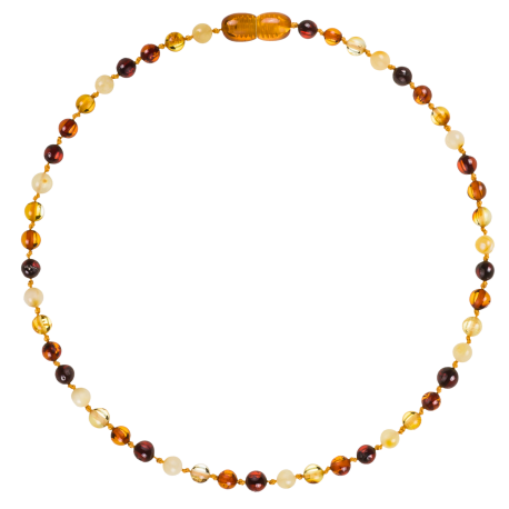Round Luxury Teething necklace - Multi 4 colors - vòng cổ hổ phách 4 m – An  Khánh JS Co- Yorkshire Dales UK
