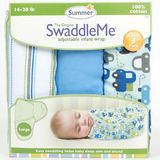 Summer Infant SwaddleMe Original ABC Alphabet (set 3 cai) - set 3 tã cuốn kiểu hiện đại