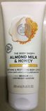 The Body Shop Almond Milk and Honey Body Lotion 200ml - dưỡng thể sữa hạnh nhân và mật ong TBS 200ml