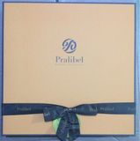 Pralibel chocolate box - hộp quà tặng sô cô la Bỉ màu vàng