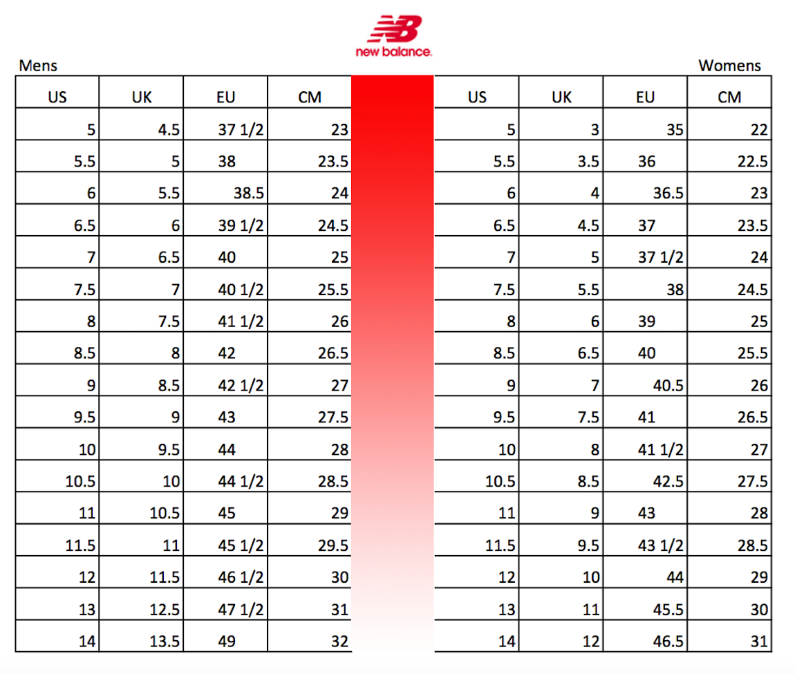 Bally Men's Shoe Size Chart