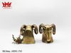Cặp chặn sách hình đầu cừu sừng dài được làm bằng đồng, hàng sưu tầm từ Mỹ