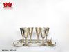 Bộ 6 ly đồng mạ bạc của Tây Ban Nha cao 18cm