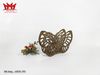 Kệ ngăn giấy bằng đồng cổ điển hình con bướm.