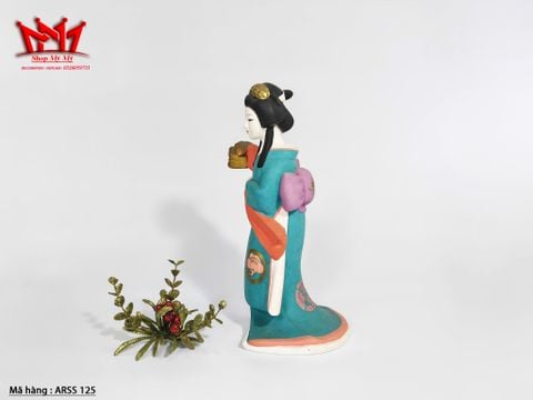  Bộ sưu tập Hamilton Nghệ thuật của Tượng Kabuki. ( Tượng cô gái Nhật ) 