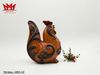 Tượng con gà trang trí được làm bằng sành sứ (ARSS 142 )