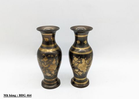  Cặp bình hoa bằng đồng (BHĐG 464 ) 