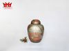 Hủ đồng xưa , pháp lam ( có tróc 1 ít )