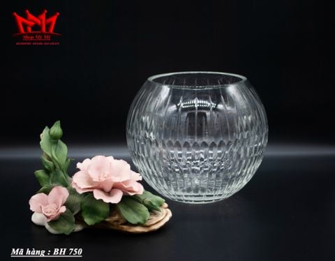  Lọ hoa pha lê tròn từ thương hiệu BOMBAY 