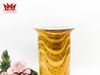 Lọ hoa thủy tinh cổ điển màu hổ phách được sưu tầm nhập từ Mỹ.