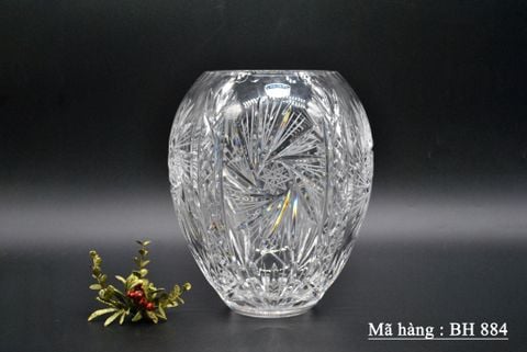  Bình hoa pha lê mài cắt tay được sưu tầm nhập về từ Mỹ. 